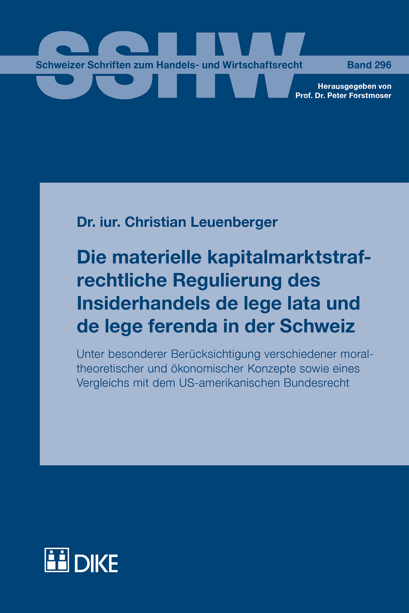 Christian leuenberger dissertation image